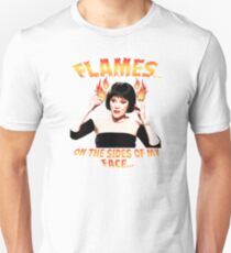 Clue Mrs White Flames Unisex T-Shirt