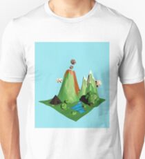 Low poly Landscape Unisex T-Shirt