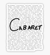 Cabaret Pop Sticker
