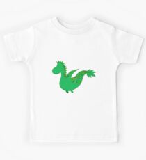 Cute cartoon dragon flying. Kids Tee