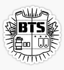 Bts Logo Stickers | Redbubble