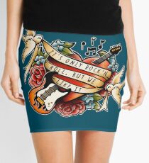 Rock Tattoo Mini Skirt