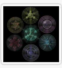 Autocollant platonicien solide