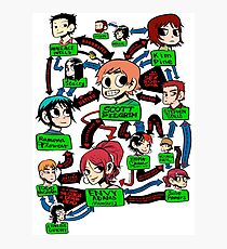 Scott pilgrim relationships Photographic Print