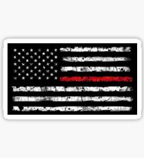 Red Line (White) V2 Sticker