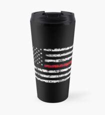Red Line (White) V2 Travel Mug