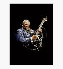 Digital painting of legend BB King Photographic Print