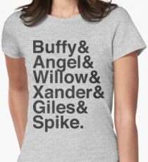 The Scooby Gang Vintage Black Women's Fitted T-Shirt