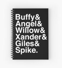 The Scooby Gang Classic White Spiral Notebook
