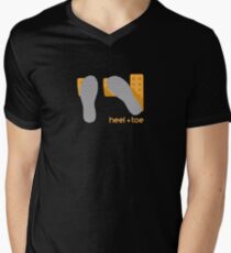 heel toe Men's V-Neck T-Shirt