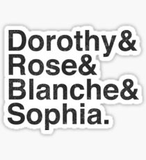 Golden Ladies_Vintage Black Sticker