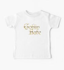 Labyrinth Goblin Babe (schwarz bg) Baby T-Shirt
