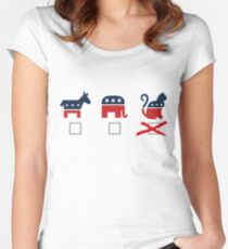The Cat Party Women's Fitted Scoop T-Shirt