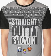 Straight Outta Snowdin - Undertale Graphic T-Shirt