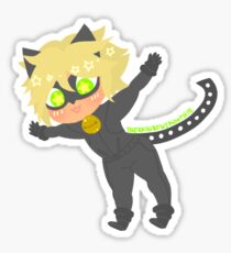 Babychub Chat Noir Sticker Sticker