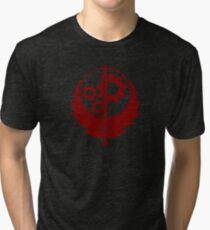 Brotherhood of Steel Emblem (Red) Tri-blend T-Shirt