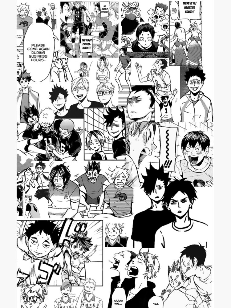 « Haikyuu !! - Manga Collage » par sylnae
