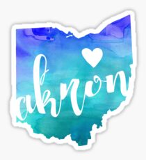 Akron Sticker
