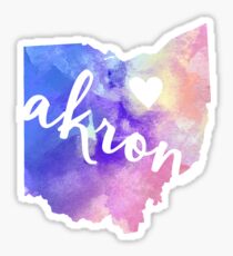 Akron Sticker