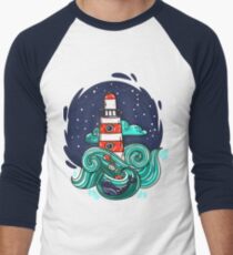 Lighthouse Men's Baseball ¾ T-Shirt