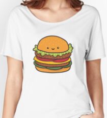 burger Women's Relaxed Fit T-Shirt