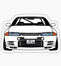 SKYLINE R32 GTR PLAIN WHITE JDM Sticker