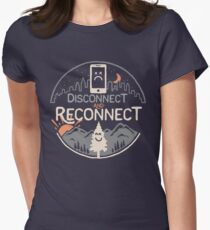 Verbinden Sie sich erneut Tailliertes T-Shirt für Frauen