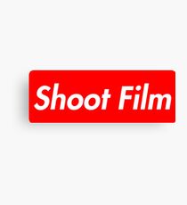 Shoot Film (Supreme Style) Canvas Print