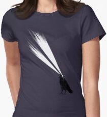 Laser crow Women's Fitted T-Shirt