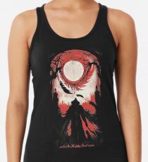 Und so beginnt die nächtliche Jagd Racerback Tank Top