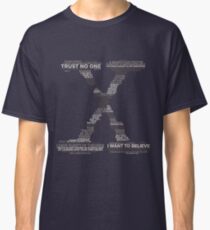 Wisdom of X-Files (Gray) Classic T-Shirt