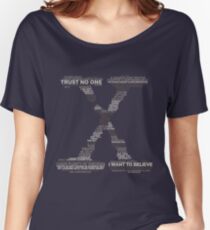 Wisdom of X-Files (Gray) Women's Relaxed Fit T-Shirt