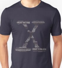 Wisdom of X-Files (Gray) Unisex T-Shirt