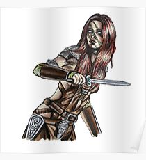 The Elder Scrolls- Skyrim- Aela The Huntress Poster