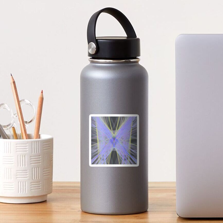 Violet Butterfly Sticker