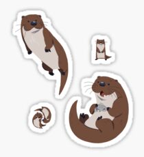 Otters Sticker