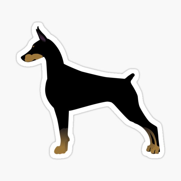 I/'d Rather Be With My Doberman Decal Sticker Dog Mom Dad Animal Lover