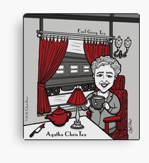 Agatha ChrisTea Canvas Print