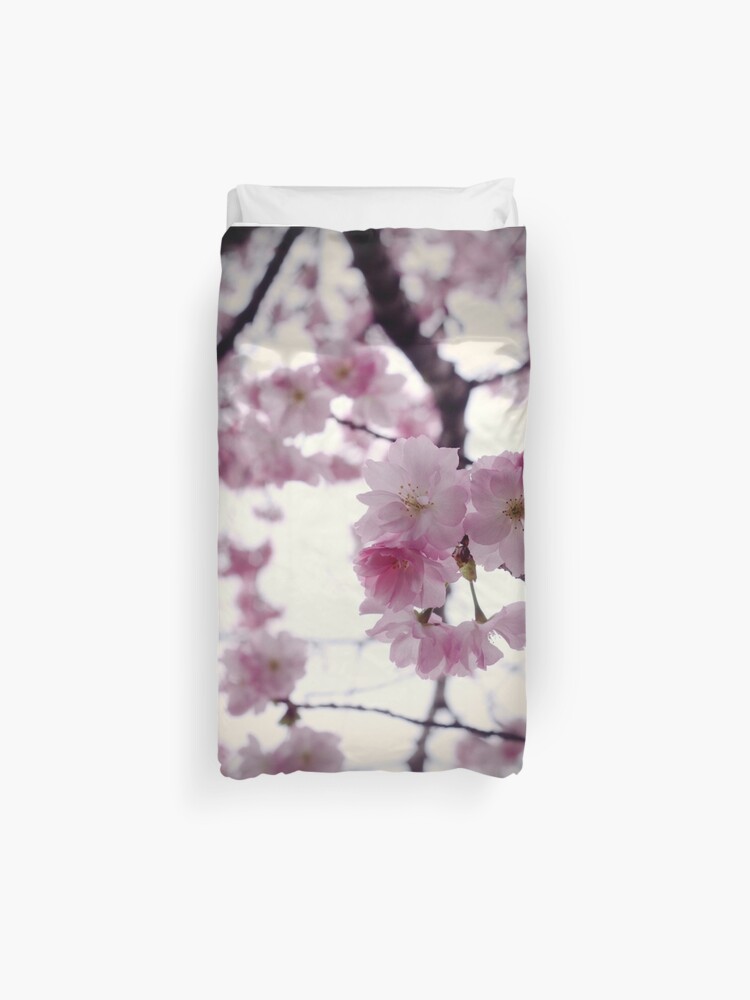 Japanese Cherry Blossom Duvet Cover By Blckvgntrvlgrl Redbubble