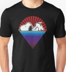 snoopy down under the stars Unisex T-Shirt