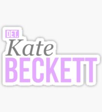 Detective Kate Beckett Sticker