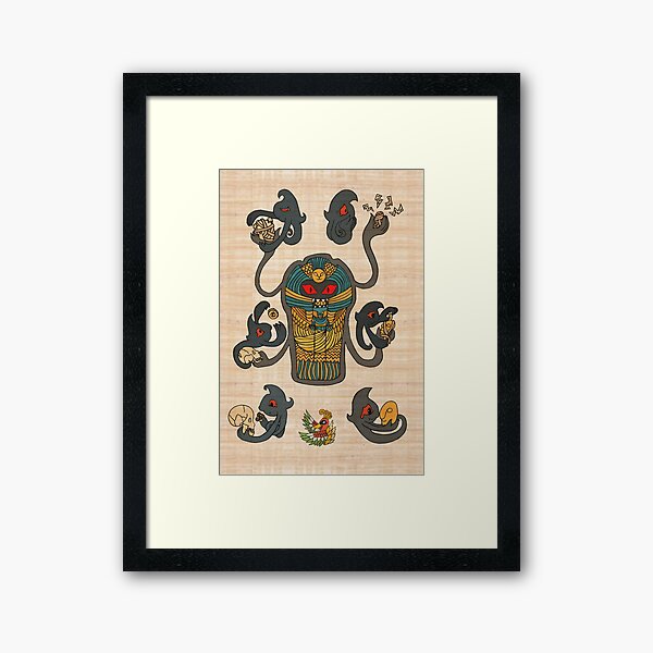 Cofagrigus & Yamask Framed Art Print