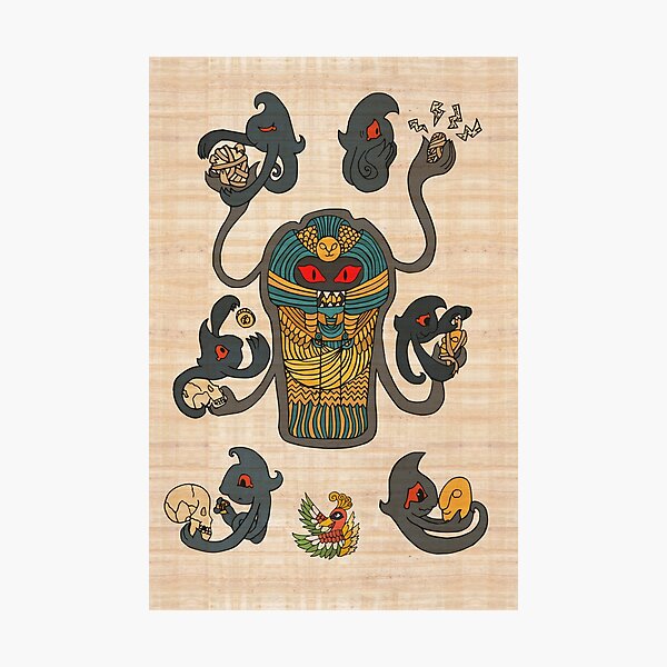 Cofagrigus & Yamask Photographic Print