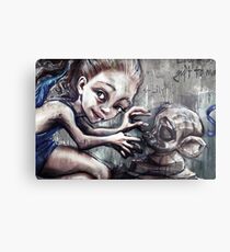 Modelling her monkey Metal Print