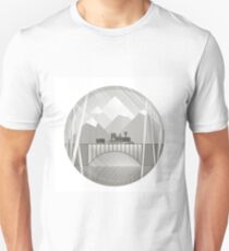 train bw Unisex T-Shirt