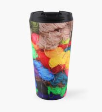 Colorful Yarn Travel Mug
