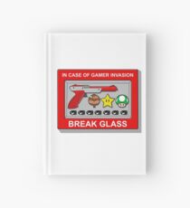 In case of Gamer Invasion Hardcover Journal