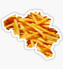 Belgium Fries Sticker