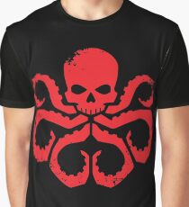 HYDRA Badge - Red Graphic T-Shirt