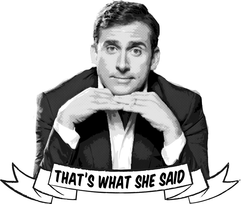  Michael Scott That s What She Said Stickers By Shakdesign Redbubble